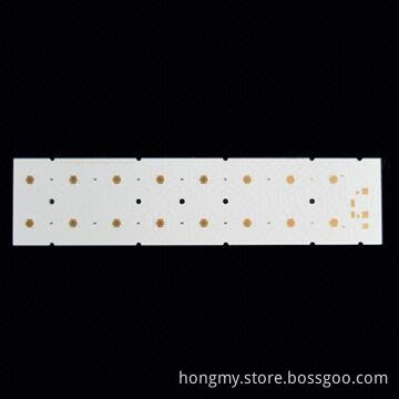 Single-sided PCB with 1.6mm Board Thickness, Used for LED Lighting, Made of Aluminum Base Material